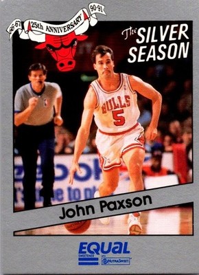 1991 Star Equal - Chicago Bulls - The Silver Season - John Paxson #11