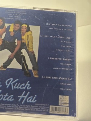 Kuch Kuch Hota Hai Soundtrack CD 1998 Sony India Bollywood Jatin
