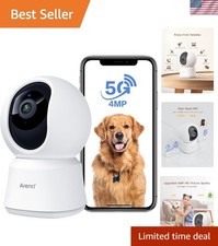 5G Indoor Security Camera, 4MP Pet Camera with Speaker for Dog/Cat, Baby Moni...