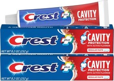 Crest Toothpaste 8.2 Ounce Cavity Protection Regular (Pack of 2) 0.61 per gallon