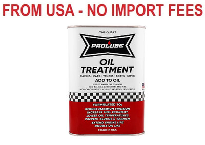Prolube Oil Treatment - Engine Oil Additive for Gas & Diesel Engines - Reduces W