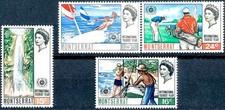 MONTSERRAT 1967 TOURIST YEAR SC# 189-192 GOLF,WATERFALLS,SAILING MNH (D102)