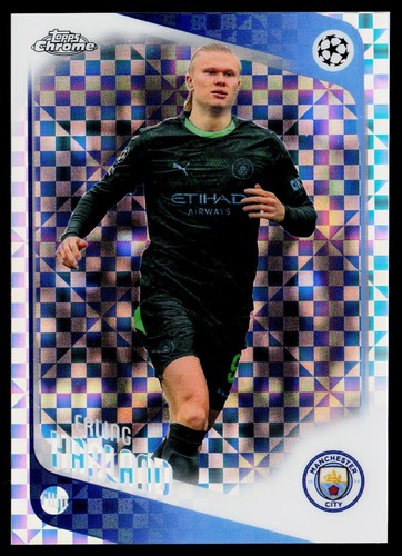 2025-26 Topps Chrome UEFA Club Competitions #181 Erling Haaland X-Fractor