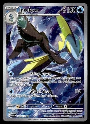 2025 Mega Evolution Series - Mega Evolution Inteleon Illustration Rare #142