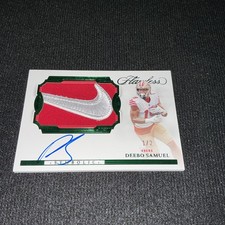 Deebo Samuel 2022 Flawless Symbolic Nike Swoosh Patch Auto #1/2 #LTS-DSA