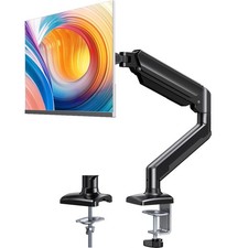 ErGear Single Monitor Arm Desk Mount 13-34 Height Adjustable VESA 50% Off