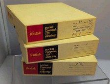 Kodak Pocket Carousel 120 Slide Trays - Lot of 3