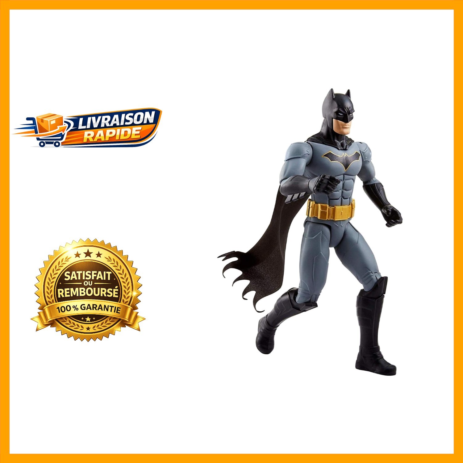 Figurine Batman 30 cm DC Comics jouet articulé garçon et fille dès 3 ans