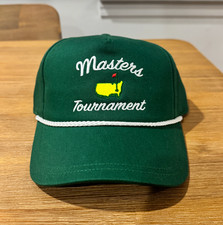 Masters Tournament Rope Hat Green 100% Authentic Brand New