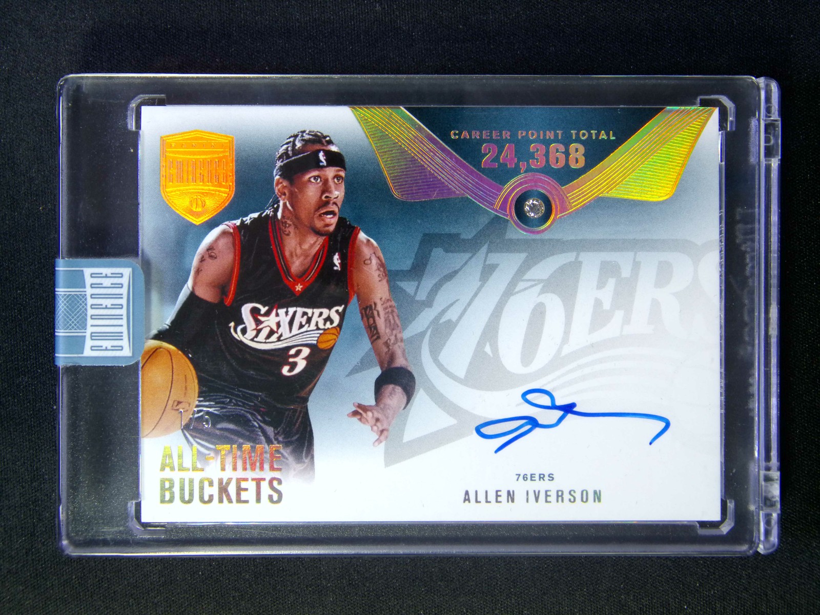1/5≈1/1 2024-25 Panini Eminence Allen Iverson ALL-Time Buckets Diamond Auto