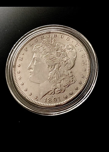 1891 S Morgan Silver Dollar AU