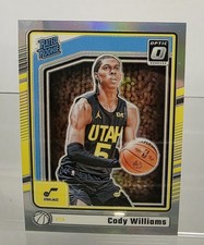 2024-25 Panini Donruss Optic - Rated Rookie Cody Williams #298 Holo Prizm (RC)