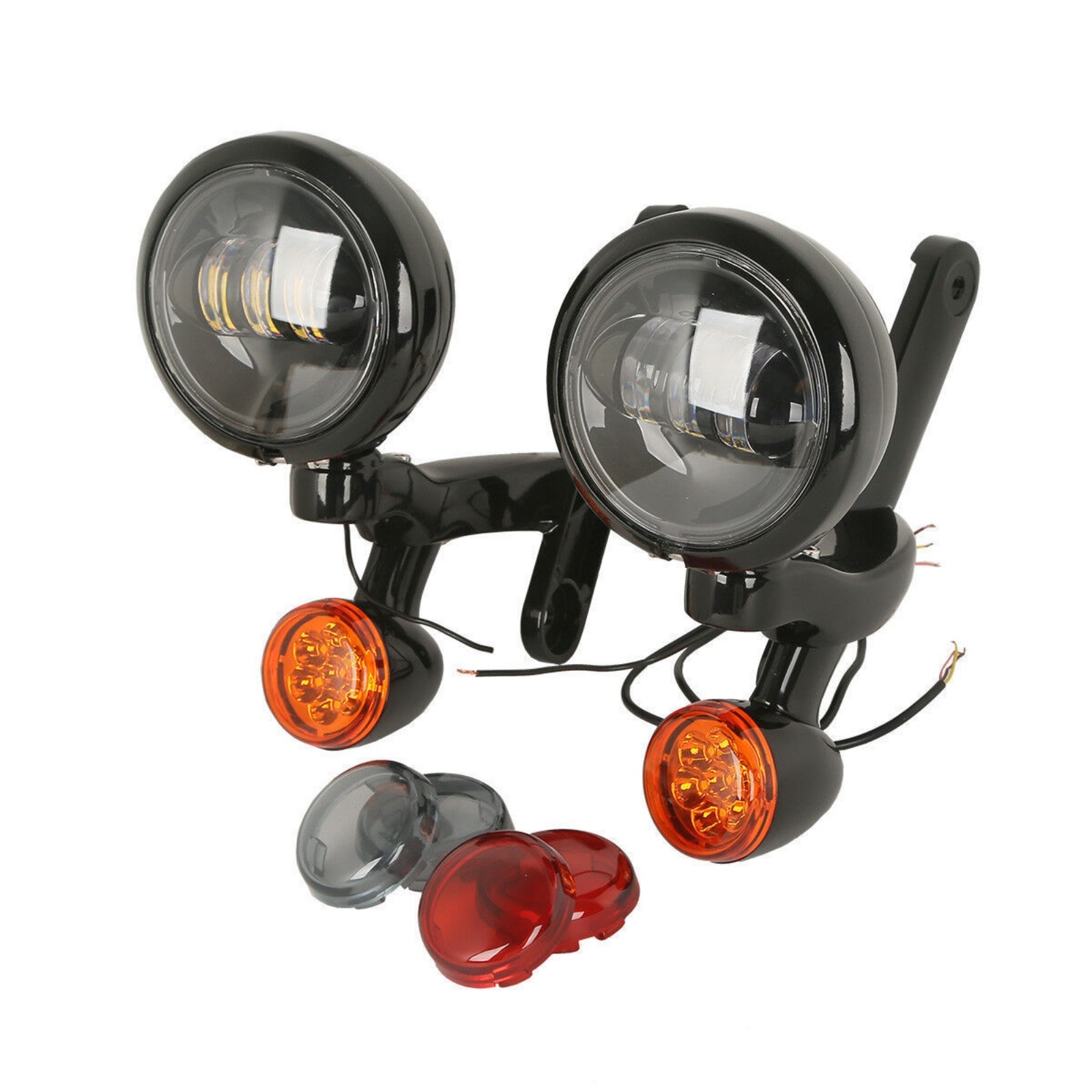 Passing Light Bracket LED for Harley Owners