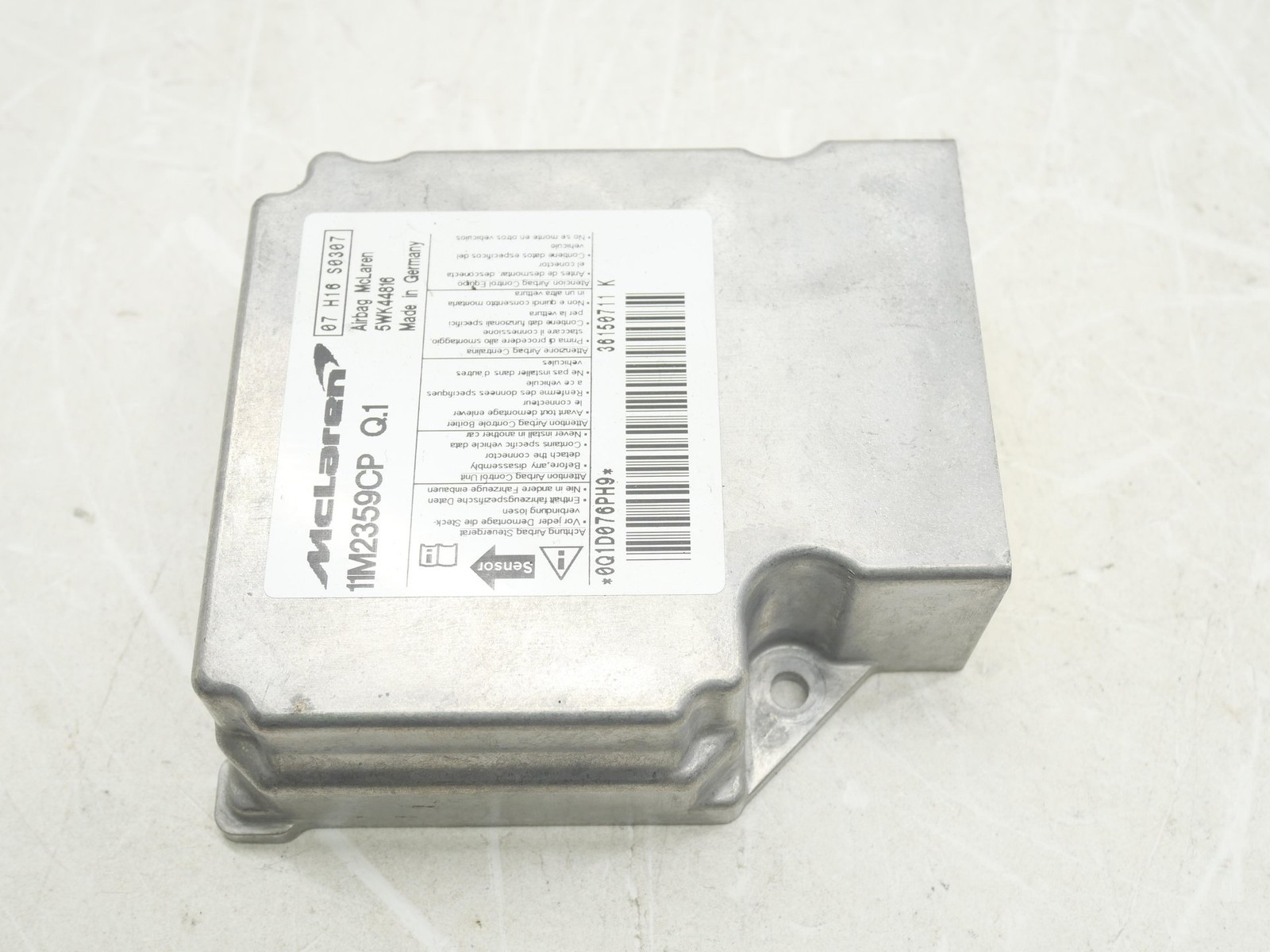2016-2021 McLaren 570S SRS Control Module Unit ECU 11M2359CP OEM