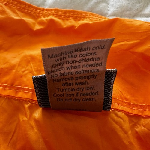 CHAMPION C9 Adult Windbreaker Orange Full Zip Outdoor Running Lightweight MEDIUM - Picture 5 of 12