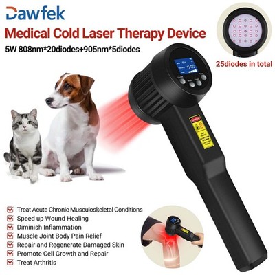 Red NIR Laser Light Therapy Device 808nm 905nm for Muscle Soreness Arm Back Pain