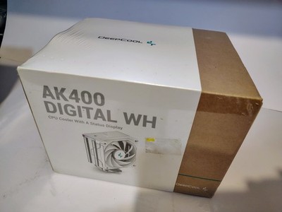 DeepCool AK400 Digital Display white CPU Cooler sealed nos w/ status display 