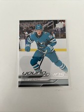 2024-25 Upper Deck Series 2 Young Guns Ethan Cardwell #459 (RC) San Jose Sharks