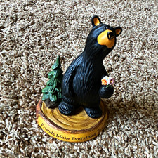 Bearfoots Jeff Fleming Resin Bear Figurine "Friends Make Everything Better"