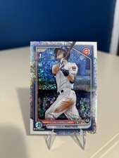 2024 Bowman Chrome Cole Mathis 1st Sparkle #/200 Prospect Draft Chicago Cubs