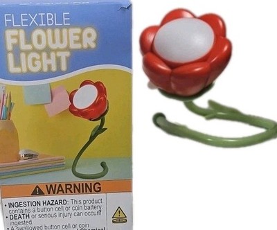 Flower Light   Bend/Flex LED Night Lamp   Boho Room Decor   Aesthetic-Desk-Gift 