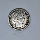 1905-O Barber Dime 10C Silver Coin High Grade Nice! Free Shipping #SA33