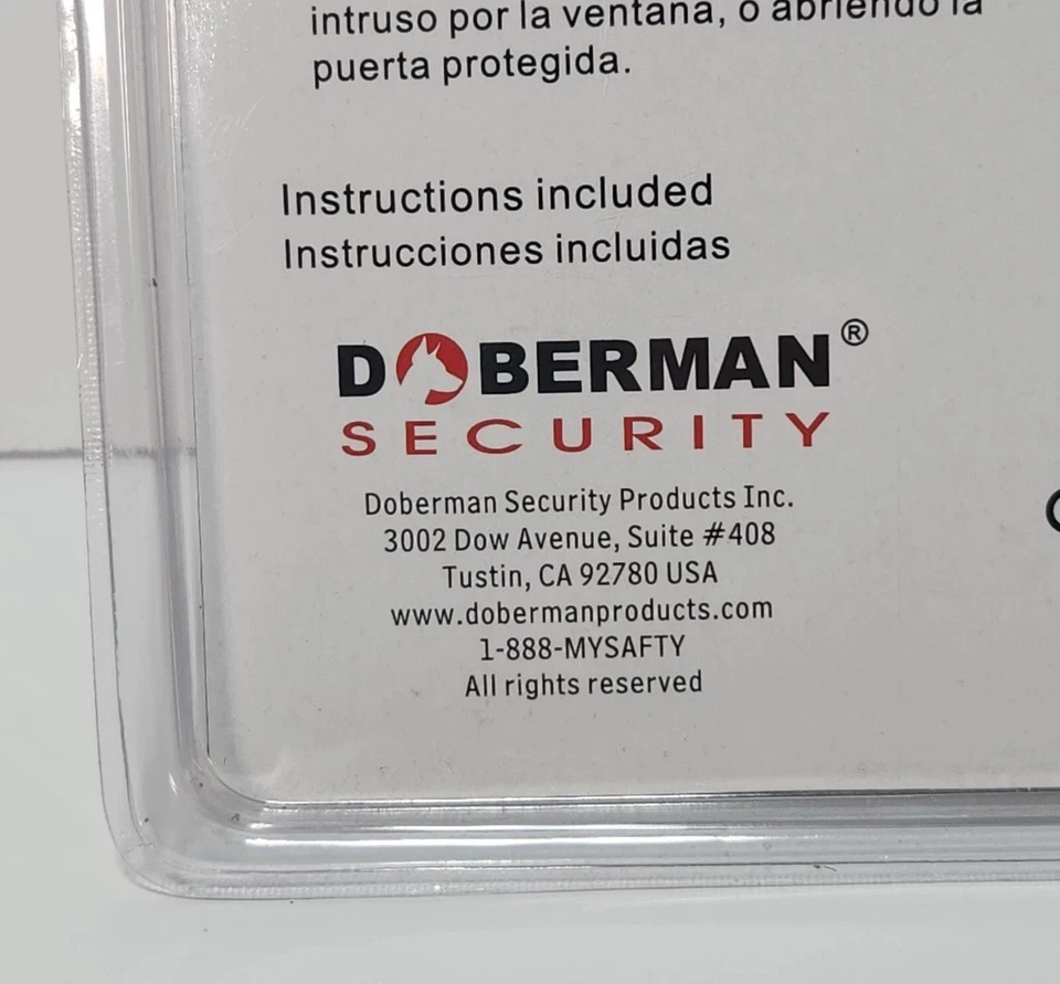 Doberman Security Window / Door Alarm Kit SE-0130 - Sealed Brand New - Image 4 of 4