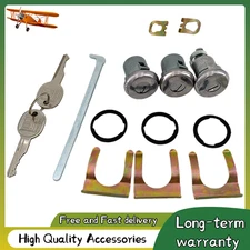 Lock Cylinder Set For Chevy Pontiac Buick Doors and Trunk with Keys