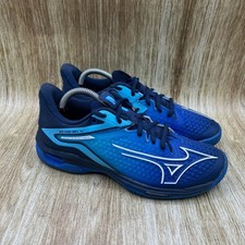 Mizuno Wave Exceed Tour 6 Women's Size 7 Tennis Shoes Blue Sneakers Athletic