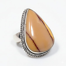 Tanzanite Quartz Gemstone Band Ring Size 925 Sterling Silver