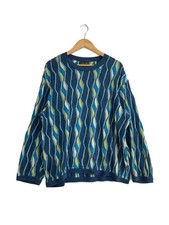 COOGI Knit Sweater Lightweight XL BLU
