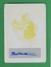 2022 Leaf Metal BRADY HOUSE Auto Yellow Printing Plate 1/1 Nationals