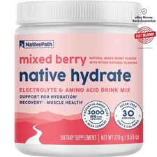 Keto  Paleo Friendly Mixed Berry Electrolytes Powder - Zero Sugar  30 Servings