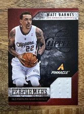 2013-14 Panini Pinnacle - Performers Jerseys Matt Barnes #7 (MEM)
