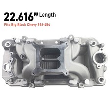 High-rise Dual Plane Intake Manifold Bbc Big Block Chevy 454 502 Oval Port Satin High-rise Dual Plane Intake Manifold Bbc Big Block Chevy 454 502 Oval Port Satin