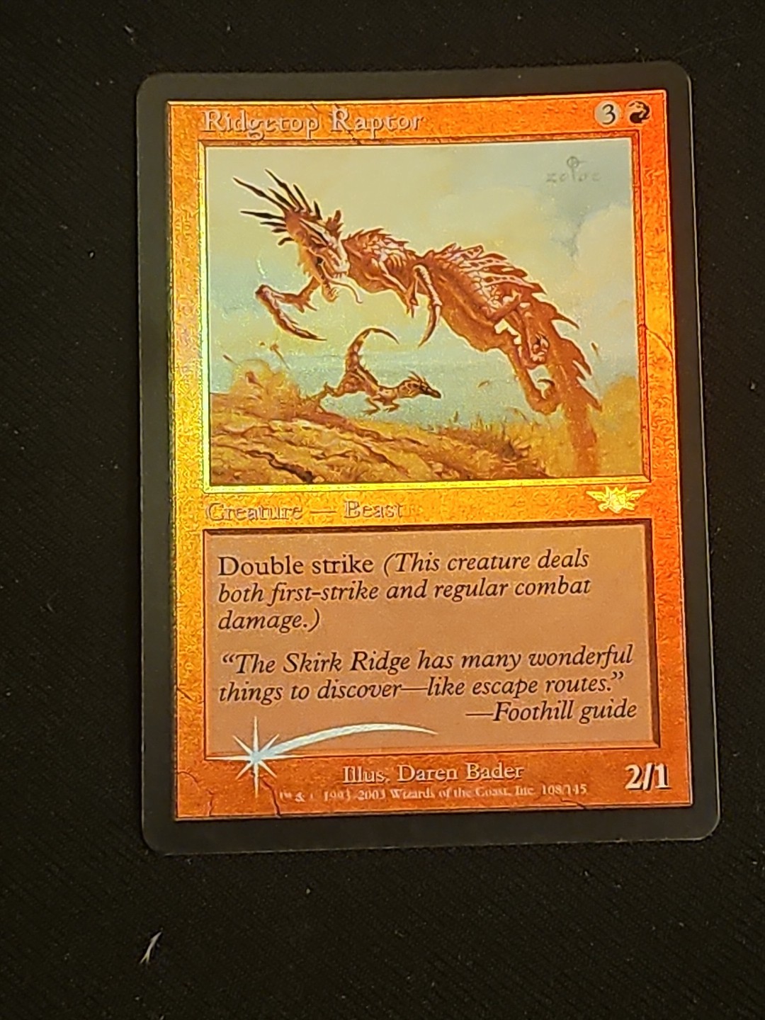 MTG💥 FOIL 💥 Ridgetop Raptor Legions Uncommon NM Magic the Gathering