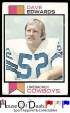 1973 Topps #369 Dave Edwards Dallas Cowboys Vintage Football Card