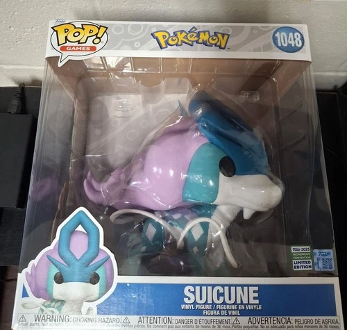 Funko Pop Games Pokemon Suicune #1048 Jumbo Pop Brand New