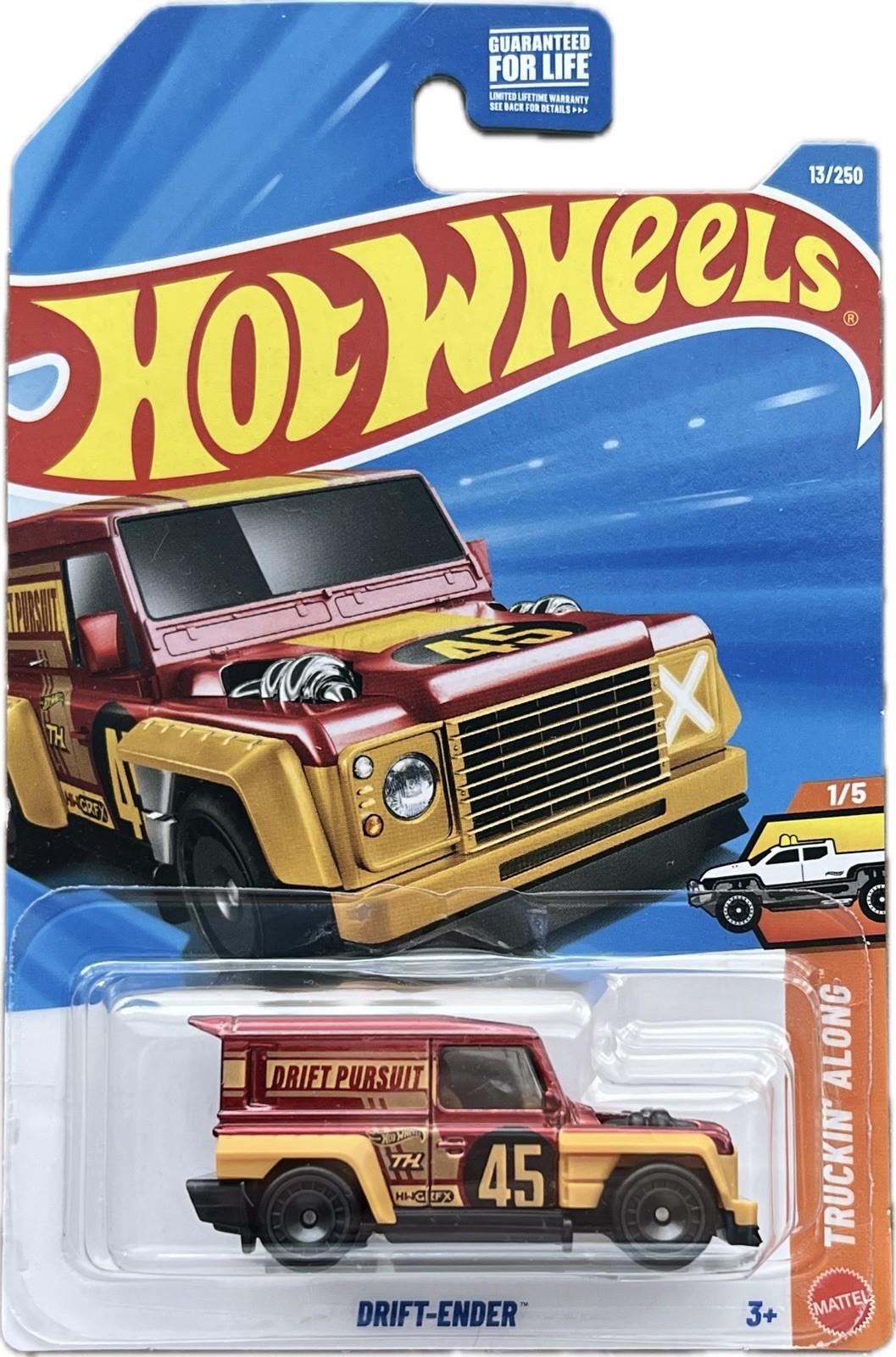 Hot Wheels Super Treasure Hunt Drift Ender W/Protector