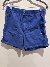 Vintage Ocean Pacific OP Cotton Shorts Medium 28in Blue 4 Inseam USA 80's
