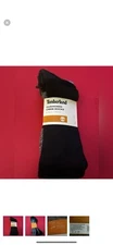 NWT- Timberland men's cushioned crew socks, 4 pairs, one size fits most
