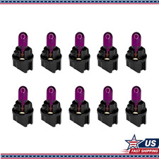 T5 Instrument Light Bulbs 10pcs 12v 1.2w Single-filament Halogen Dashboard Air T5 Instrument Light Bulbs 10pcs 12v 1.2w Single-filament Halogen Dashboard Air