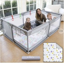 Desque Baby Playpen, Playpen for Babies & Toddlers Sturdy & Safety Play Pen