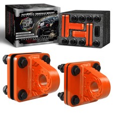 Autmatch D Ring Shackle Mount 2 Pack 52910 Lbs Bolt On For Jeep Truck Orange