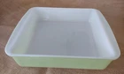 Vintage Pyrex 222 8x8 square Baking Pan Pastel Lime Green Milk Glass Casserole