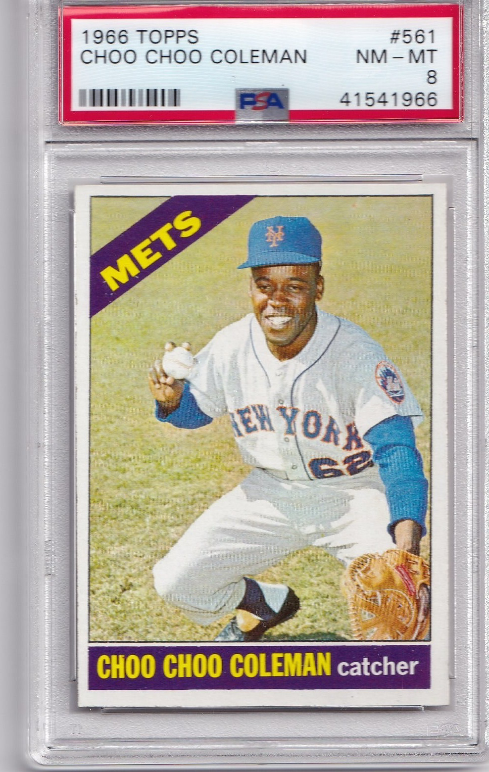 1966 Topps TOPPS #561 Choo Choo Coleman front