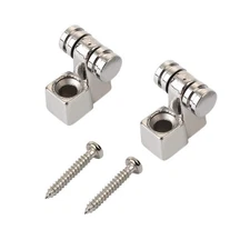 1 Pair Silver Electric Guitar Roller String Tree Retainer,Bass String Guides ...