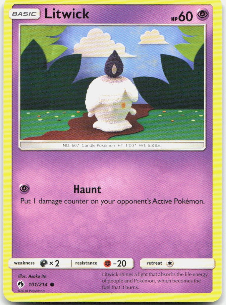 Litwick Common SM - Lost Thunder 101/214 NM