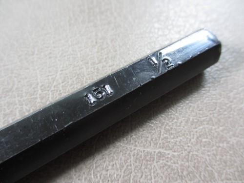 C.S. Osborne Bag or Oblong Punch #151, Size 1/2" Made In USA - Picture 4 of 8