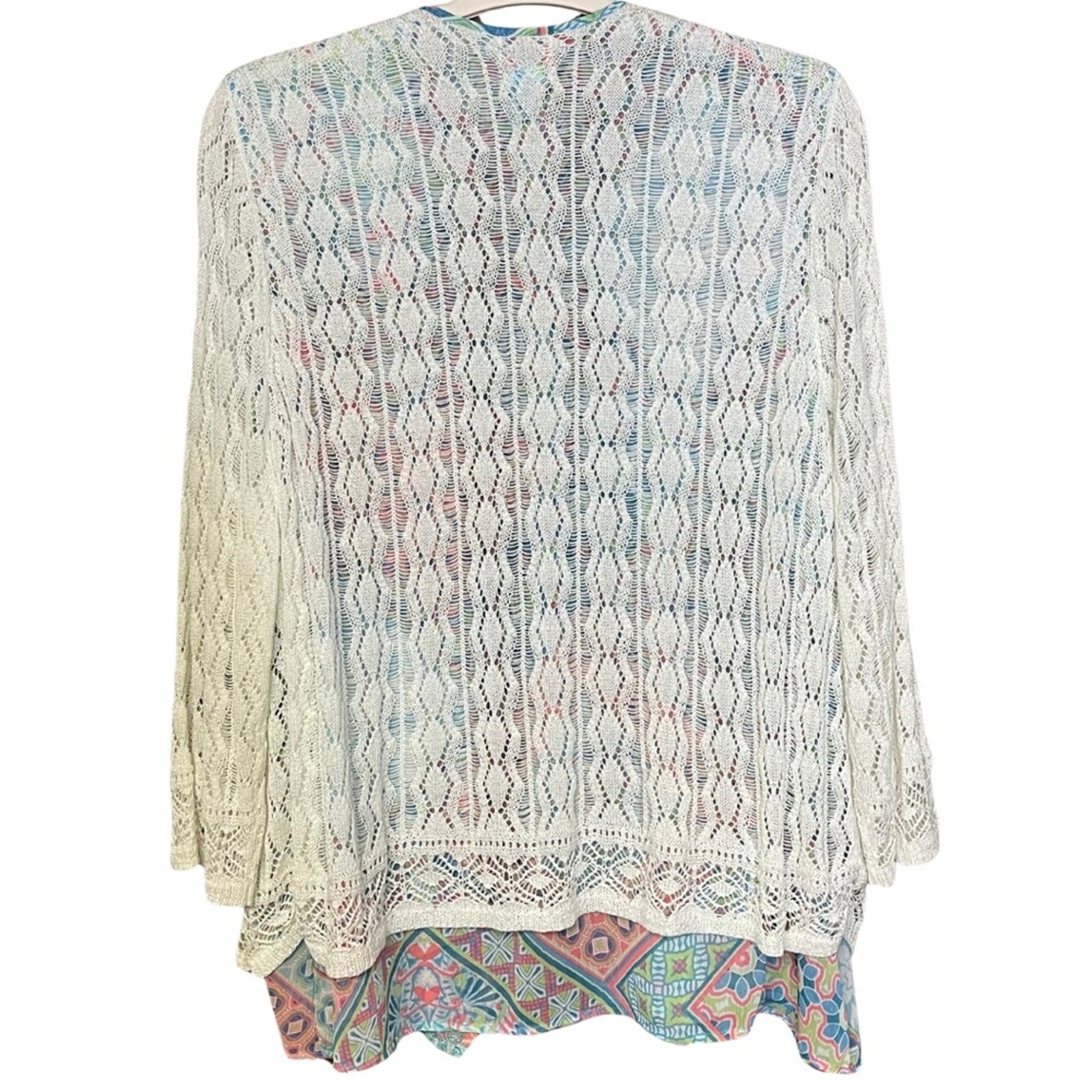 Ruby Rd cardigan detailed lining lightweight femi… - image 2